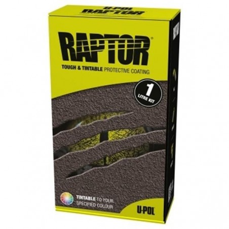 Revêtement de protection RAPTOR teintable RLT/S1 en kit de 1 litre - UPOL RAPTOR
