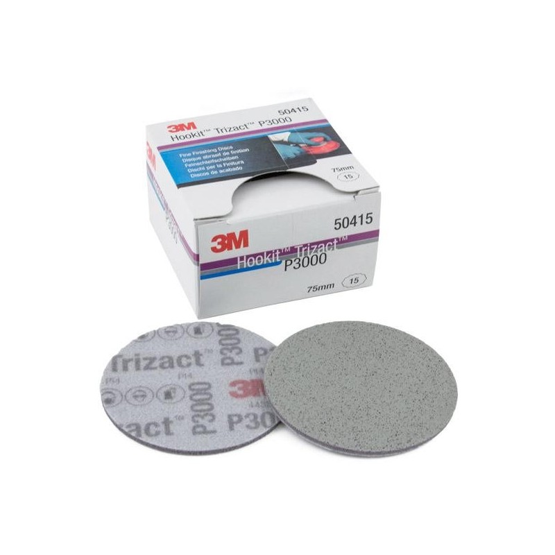 Disque abrasif 3M 237AA Trizact - 150mm - Polissage métal, carbone