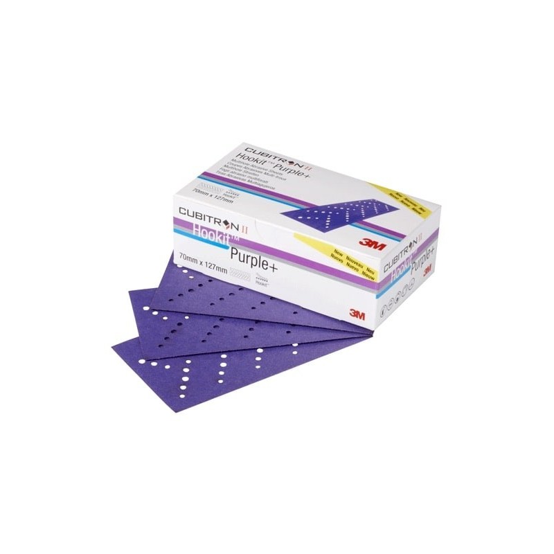 Coupe papier abrasif pour la préparation de surface, décaper des peintures automobiles, dégrossir les mastics.