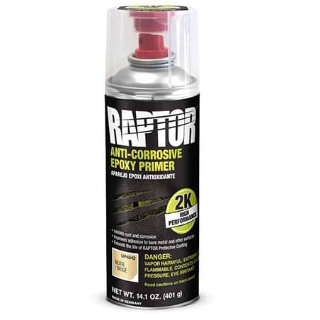 Apprêt époxy anti-rouille en spray 2K beige REP/AL 400 ml - UPOL RAPTOR