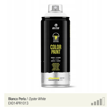 Spray de peinture de couleur RAL 1013 - Blanc huitre - MONTANA PRO