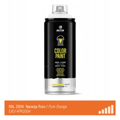 Spray de peinture de couleur RAL 2004 - Orange Pur - MONTANA PRO