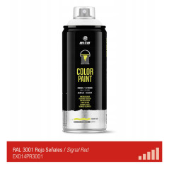 Spray de peinture de couleur RAL 3001 - Rouge Sécurité - MONTANA PRO