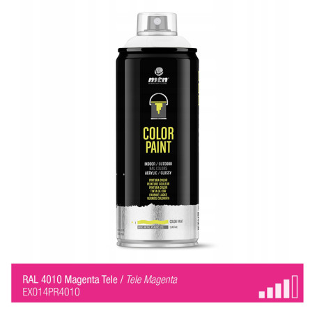 Spray de peinture de couleur RAL 4010 - Magenta - MONTANA PRO