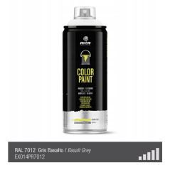 Spray de peinture de couleur RAL 7012 - Gris Basalte - MONTANA PRO