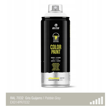 Spray de peinture de couleur RAL 7032 - Gris Galet - MONTANA PRO
