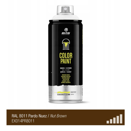 Spray de peinture de couleur RAL 8011 - Brun Noisette - MONTANA PRO