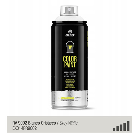 Spray de peinture de couleur RAL 9002 - Gris Blanc - MONTANA PRO