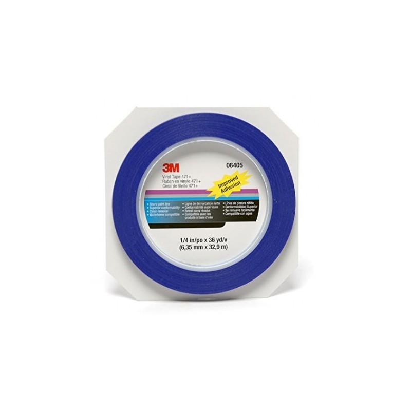 Ruban adhésif de masquage 3M pour courbes serrées en carrosserie.