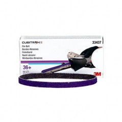 Bande abrasive Cubitron 10 x 330 mm  3M33437. Parfait pour le meulage et  faire partir les points de soudure sur la carrosserie.