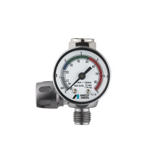 Manomètre pression air sans coupleur HVC - 0 à 6 bar - ANEST IWATA