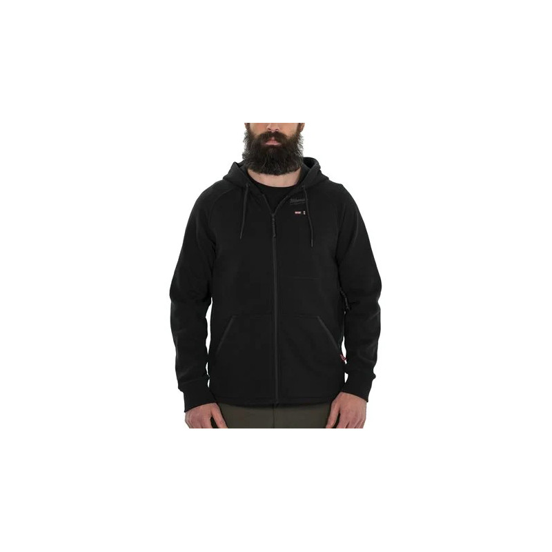 Sweat à capuche chauffant M12 HHBL4-0 Noir - S | MILWAUKEE