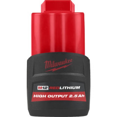 Batterie Li-ion M12 B2 - 2.5AH - MILWAUKEE
